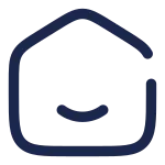 Home Smile SVG Icon